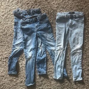 Polo Ralph Lauren Women's Light and Dark Blue Skinny Jeans